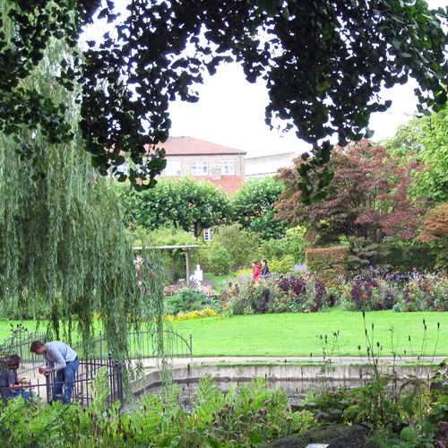 Välskött parkmiljö. Foto.