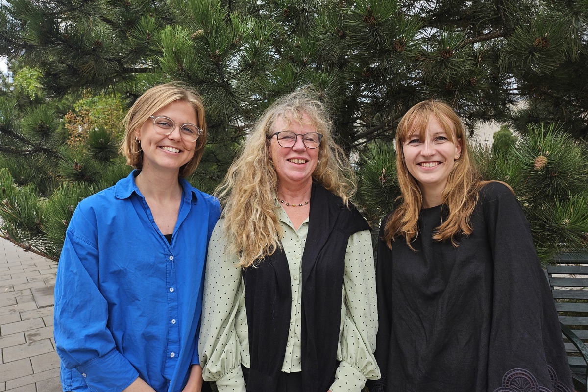 Foto Johanna Ramvall, Åsa Eneroth och Ellen Hällebrand.