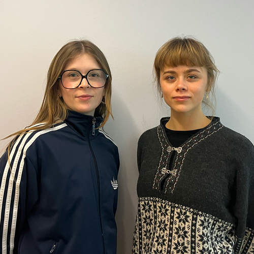 Porträttfoto Tova Bremborg och Hedda Nordlind Tabbert.