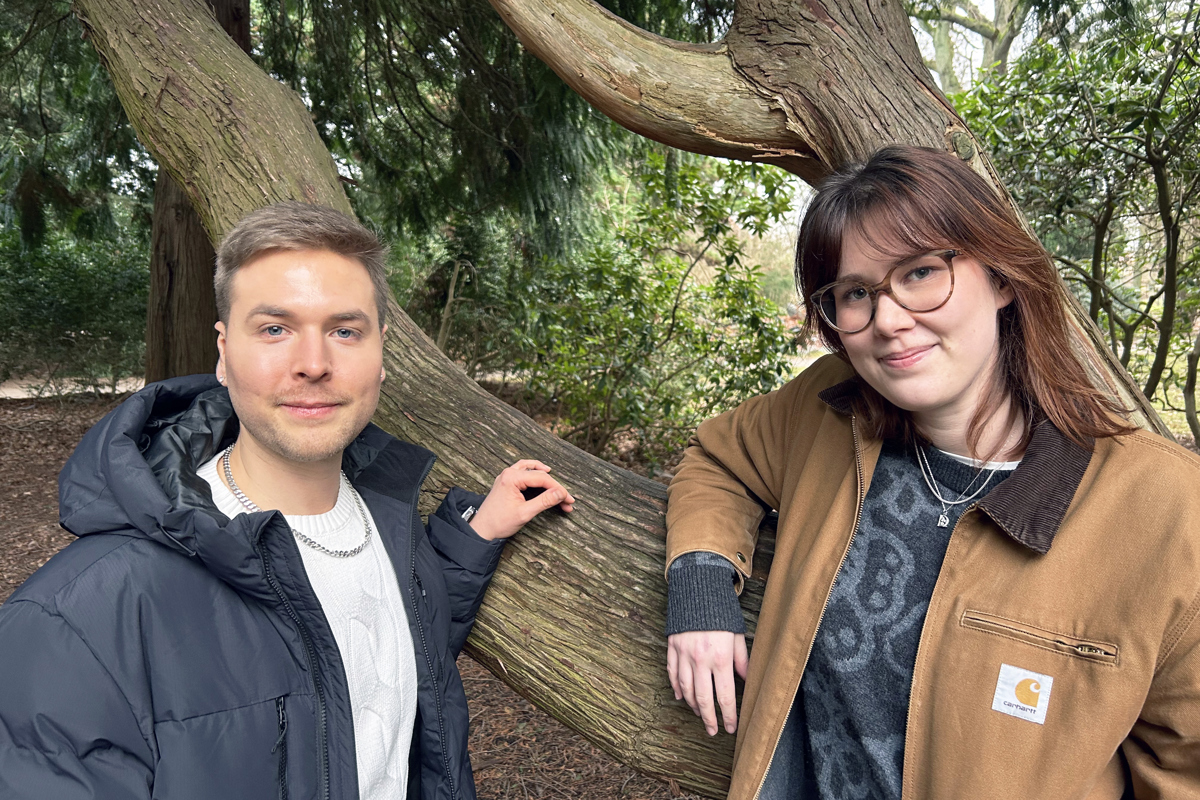 Oscar Pettersson och Sara Kristiansson. Foto.