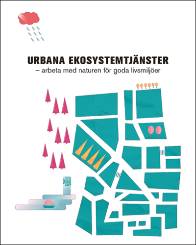 Omslag boken Urbana ekosystemtjänster. Foto.