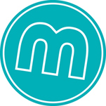 Moviums M-symbol. Illustration.