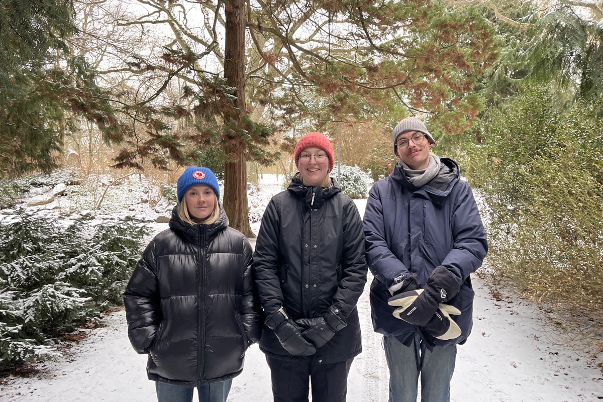 Porträttfoto: Diza Andreasson, Matilda Andersson och Hampus Gutfelt.